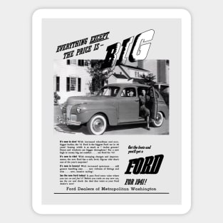 1941 FORD - advert Sticker